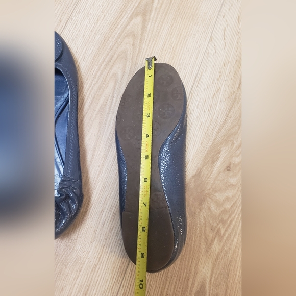 Tory Burch ballerinas navy blue and gold - Picture 3 of 8